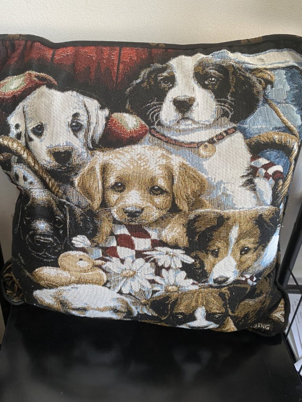 Puppies Accent Pillows – Set of 2 - Picture 8 of 9